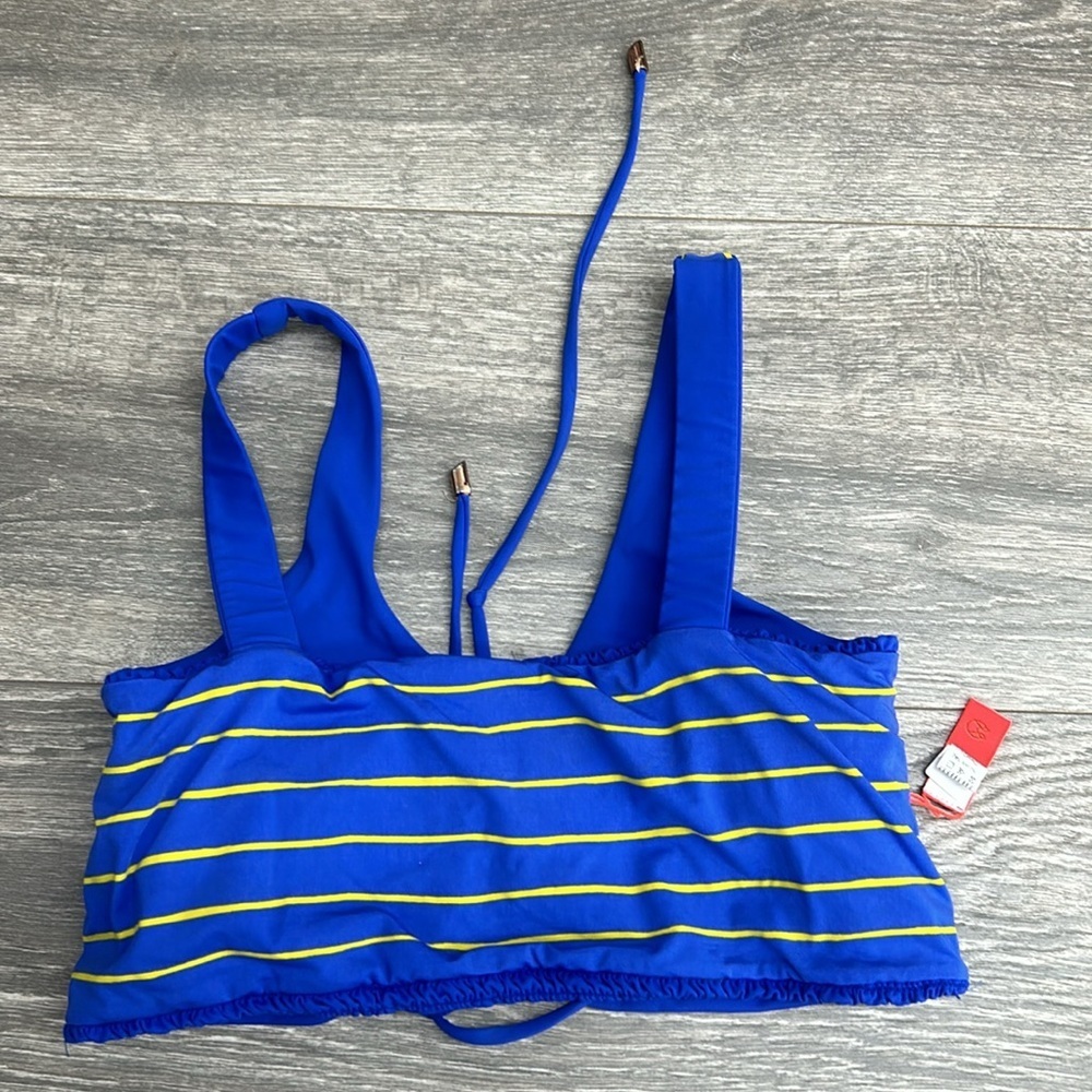 Maaji smocking dazzle 4 way reversible lace up bikini top - Picture 14 of 14